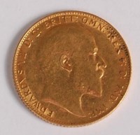 Lot 160 - Great Britain, 1908 gold full sovereign,...