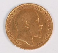 Lot 161 - Great Britain, 1904 gold half sovereign,...