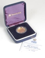 Lot 167 - Great Britain, cased 1997 Guernsey gold twenty-...