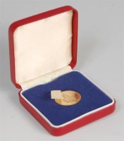 Lot 168 - Great Britain, cased 9ct gold commemorative...