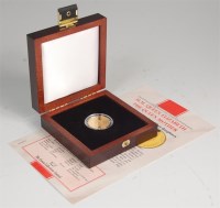 Lot 172 - British Empire, 1995 Cook Islands 14ct gold 50...