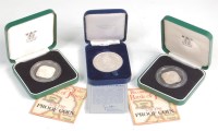 Lot 184 - Great Britain, cased silver 1977 silver...