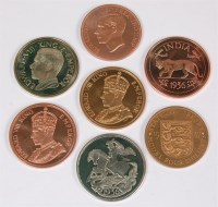 Lot 197 - Great Britain, 7 various Edward VIII pattern...