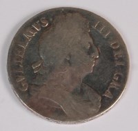 Lot 52 - England, 1696 crown, William III laureate and...