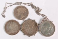 Lot 53 - Great Britain, four silver crowns; 1821 George...
