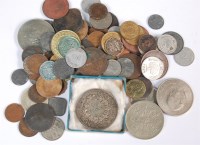 Lot 221 - Mixed lot of silver and other world coins, to...