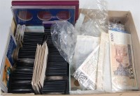 Lot 235 - Mixed lot of mainly British coins, to include;...
