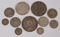 Lot 70 - Great Britain, mixed lot of Victorian silver...