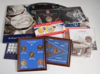 Lot 241 - Mixed lot of commemorative coin sets, to...