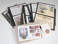 Lot 242 - A collection of various first day coin covers,...