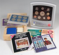 Lot 243 - Mixed lot of coins and coin sets, to include;...