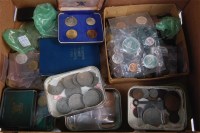 Lot 244 - Mixed lot of British and world coins, to...