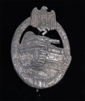 Lot 319 - A German Panzer Assault badge.