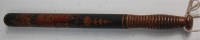 Lot 321 - A 19th century turned wooden truncheon...
