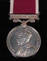 Lot 328 - A Geo. V. Regular Army Long Service and Good...
