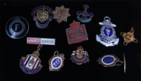 Lot 354 - A British Legion enamelled badge, together...