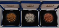 Lot 195 - Great Britain, set of 3 cased Edward VIII...