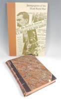 Lot 372 - A single volume of Newspapers of the First...