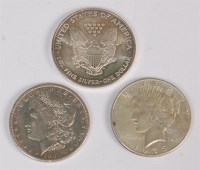 Lot 208 - USA, 1901 silver 'Morgan' dollar, obv. Liberty...