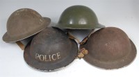 Lot 385 - A WW II British Home Front Police Brodie...