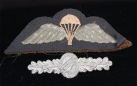 Lot 392 - A British Army Parachute Regiment badge,...