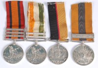 Lot 405 - A group of four campaign medals to include...