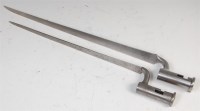 Lot 413 - An 1842 pattern socket bayonet, the 43cm steel...