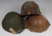 Lot 414 - A U.S. Army ground troops combat type 1 helmet,...