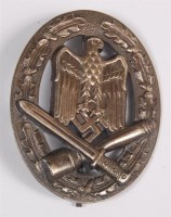 Lot 422 - A German General Assault Combat badge.