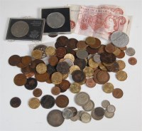 Lot 223 - Mixed lot of silver and other coins and...