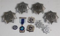 Lot 434 - Four Port of London Authority Police helmet...