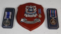 Lot 435 - An ER. II Police Exemplary Service medal,...
