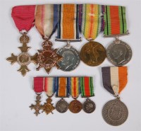 Lot 442 - An Order of the British Empire medal group to...