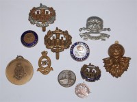Lot 453 - A collection of various badges, insignias and...