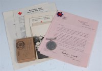 Lot 457 - A WW II Defence medal, boxed, together with...