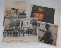 Lot 459 - A small collection of military photographs and...