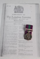 Lot 460 - An ER. II General Service medal with Malaya...
