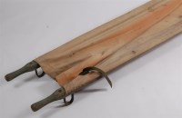 Lot 465 - A WW II period folding stretcher.