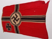 Lot 467 - A German Third Reich battle flag, 90 x 132cm.