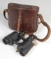 Lot 384 - A pair of WW II Air Ministry binoculars,...