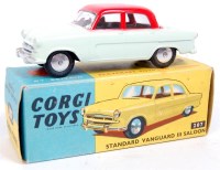 Lot 1601 - Corgi Toys, 207, Standard Vanguard III, pale...