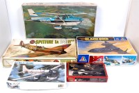 Lot 1550 - 9 assorted military aircraft and vehicle...