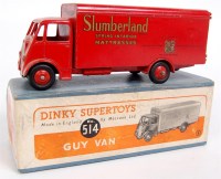 Lot 1929 - Dinky Toys, 514, Slumberland Mattresses Guy...