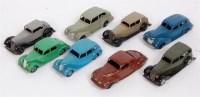 Lot 1946 - 8 Loose Play worn Dinky Toys, to include Riley...