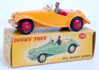 Lot 1959 - Dinky Toys, 102, MG Midget Sports,...