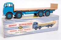 Lot 1969 - Dinky Toys, 903, Foden flat truck with...
