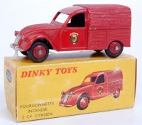 Lot 1971 - French Dinky Toys, No.25D Citroen 2CV Incendie...