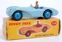 Lot 1975 - Dinky Toys No.104 Aston Martin DB3S, light...