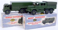 Lot 1990 - Dinky Toys, 689 medium artillery tractor,...