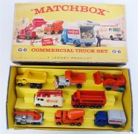 Lot 2329 - Matchbox Regular Wheels Gift Set 6 Commercial...